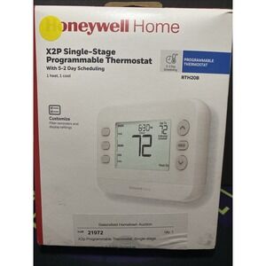 HONEYWELL - Home -X2P Single - Stage Programmable Thermostat D1